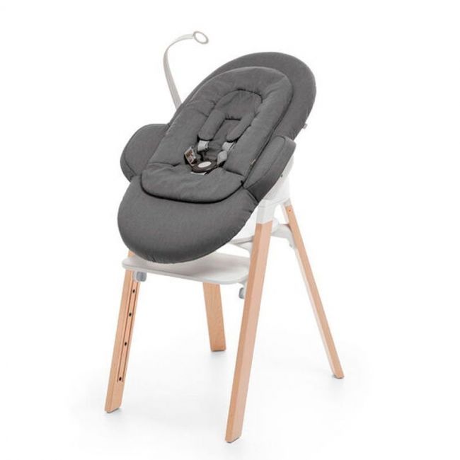 Conjunto recém-nascido Stokke Steps cinzento profundo