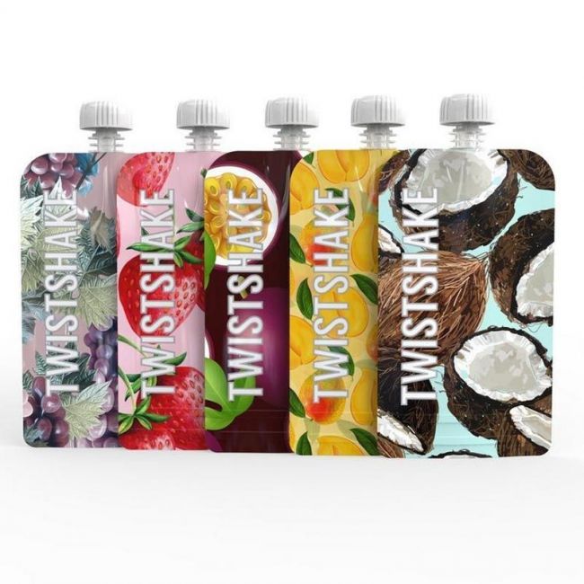 Twistshake x5 Squeeze Bag 220 ml