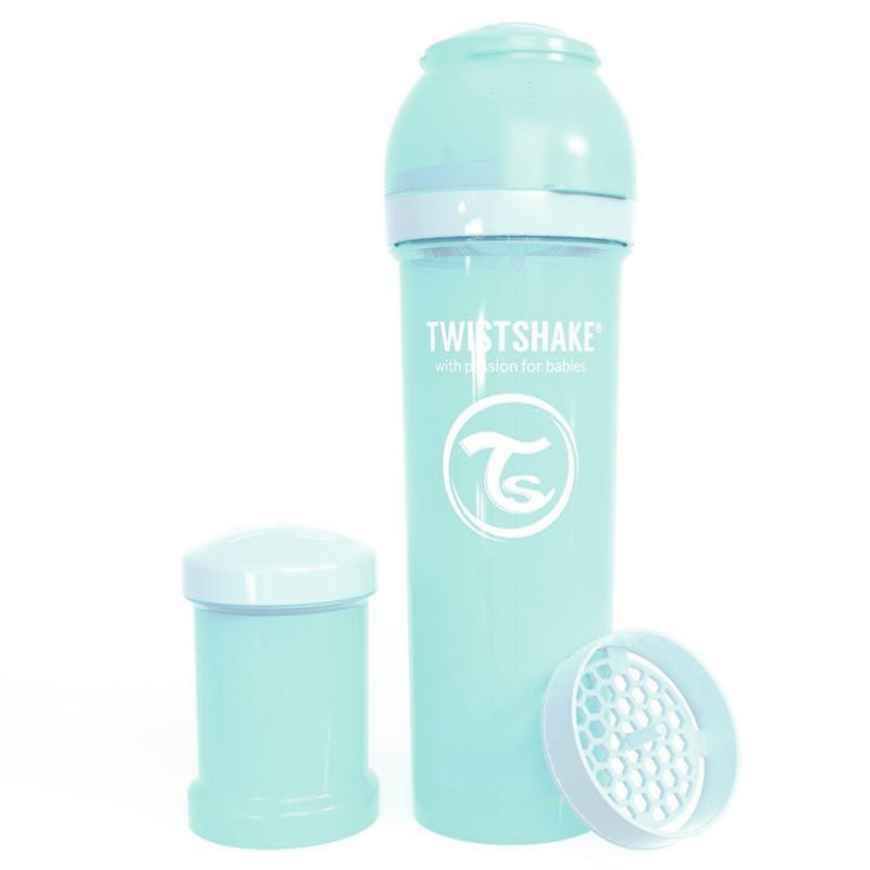 Twistshake Biberón Anti-cólicos con Tetina Flujo Rápido de Silicona Bebés,  la Alimentación Botella Con Tetina