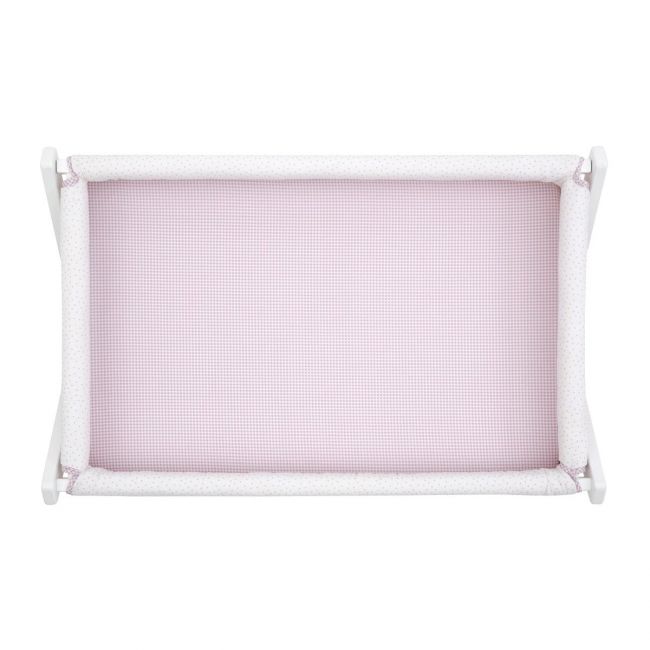 Lençol de Berço Pack 2 Unid. 50X82X10 Cm Vichy10 Rosa