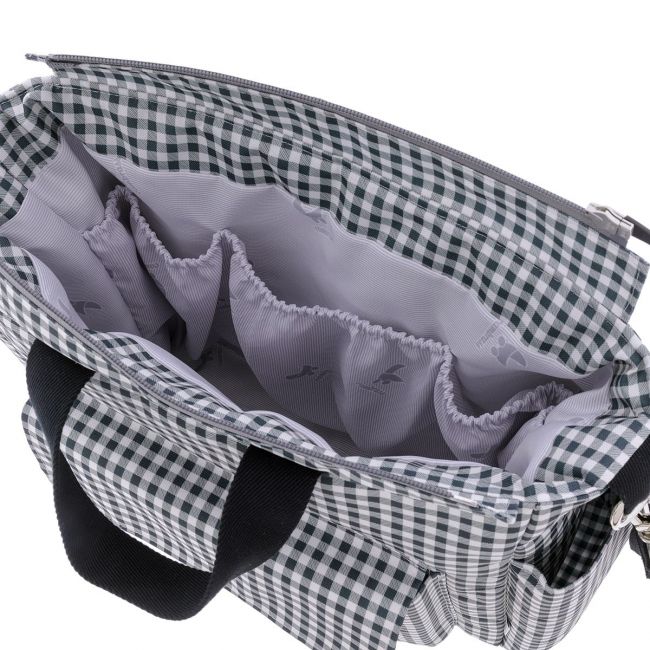 Bolsa Maternal Pack Vichy Preto 16X43X37 Cm