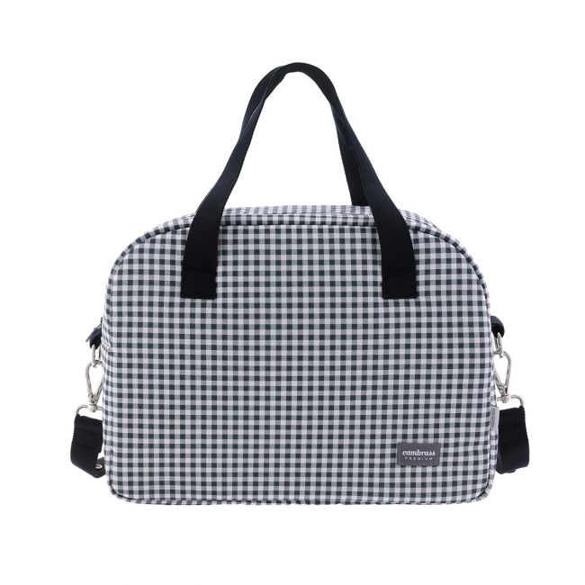 Saco Maternal Prome Vichy Negro 18X41X31 cm