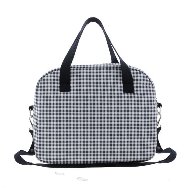 Saco Maternal Prome Vichy Negro 18X41X31 cm