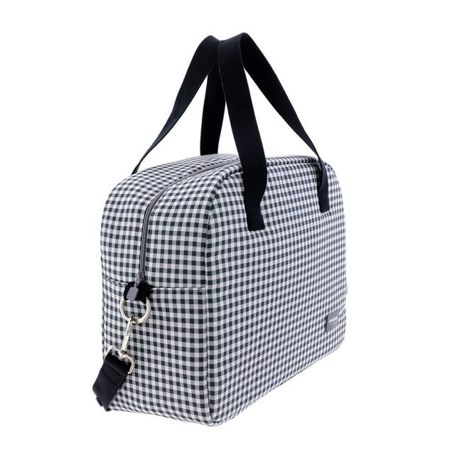 Saco Maternal Prome Vichy Negro 18X41X31 cm