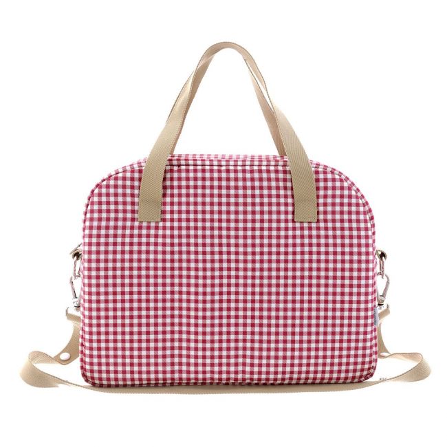 Bolsa Maternal Prome Vichy Vermelha 18X41X31 Cm