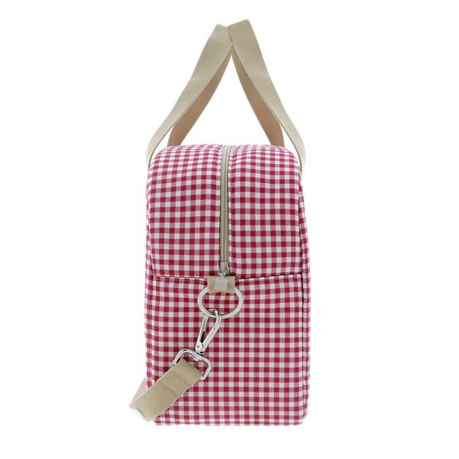 Bolsa Maternal Prome Vichy Vermelha 18X41X31 Cm