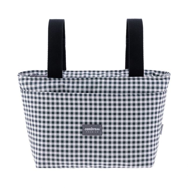 Bolsa Organizadora Vichy Preto 13X38X20 Cm