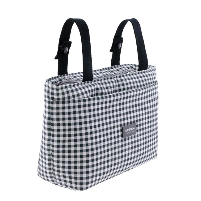 Bolsa Organizadora Vichy Preto 13X38X20 Cm