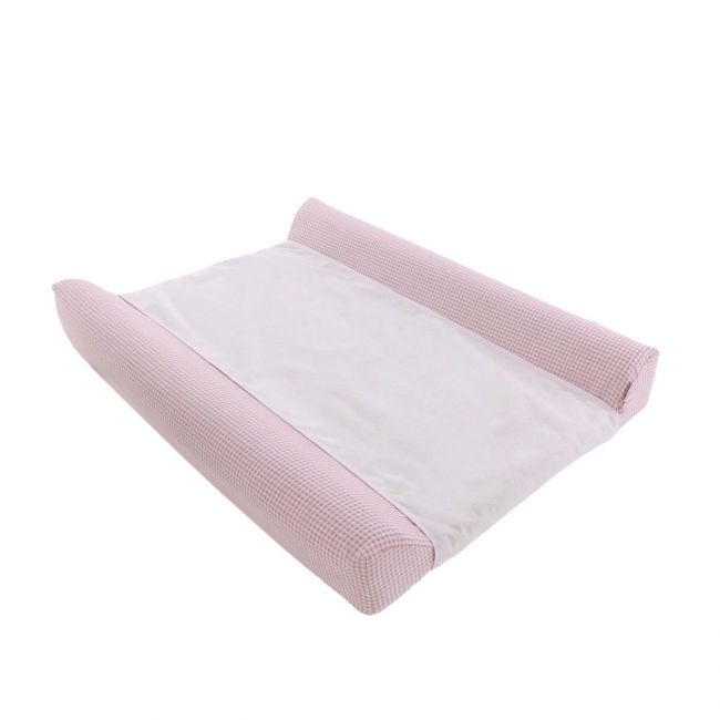 Muda Fraldas Banheira 50X70X9 Cm Vichy10 Rosa