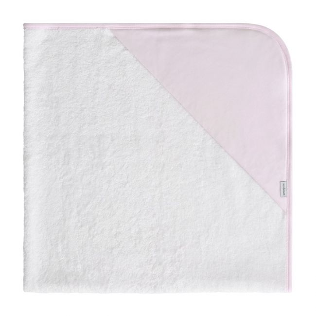 Capa de Banho Avental 100X100X1 Cm Liso e Rosa