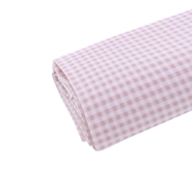 Lençol de Berço 3 Peças 80X120X1 Cm Vichy10 Rosa