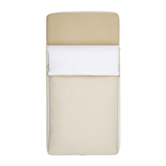 Saco De Cuna I/V Vichy10 Beige 60X120X3 Cm