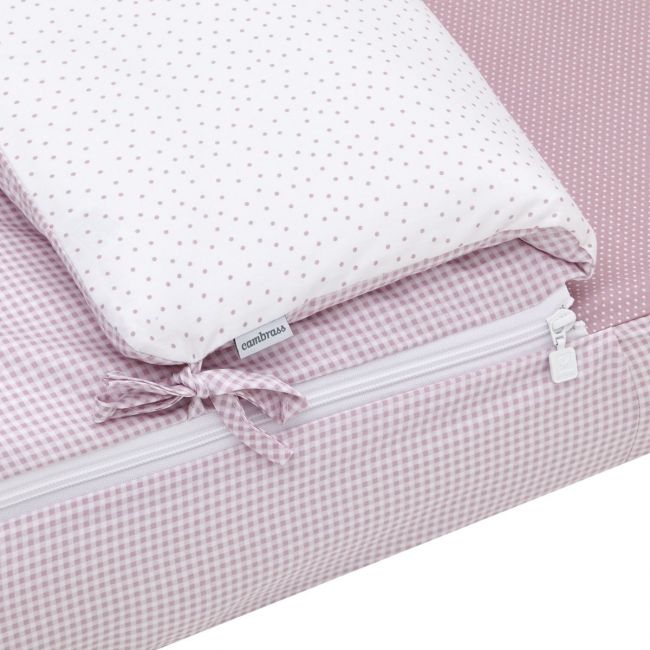 Saco De Cuna I/V Vichy10 Rosa 60X120X3 Cm CAMBRASS - 5