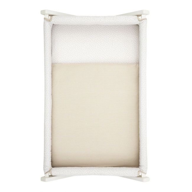 Saco De Minicuna I/V Vichy10 Beige 49.5X83.5X2 Cm