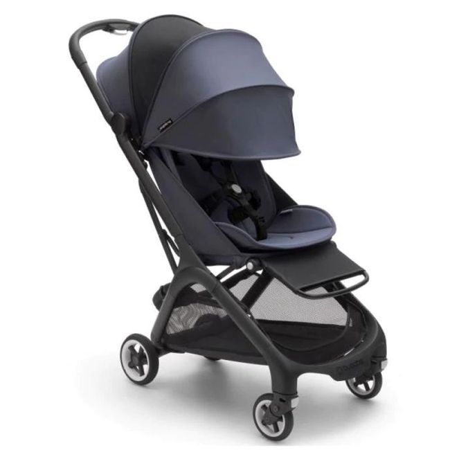 Carrinho de Passeio Bugaboo Butterfly Preto - Tempestade Azul - Tempestade Azul