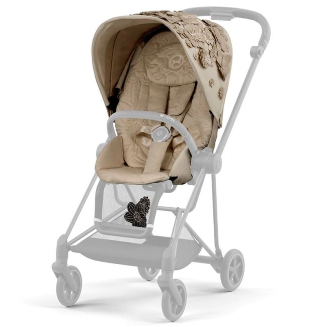 MIOS SEAT PACK SIMPLY FLOWERS MID BEIGE