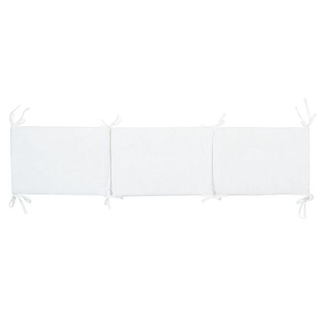 Protetor de Berço Matelassê Branco 70cm