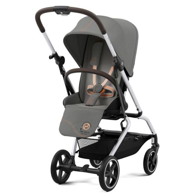 Carrinho de Passeio EEZY S TWIST PLUS 2 Silver Lava Grey