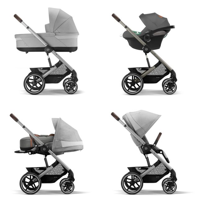 Carrinho de Passeio Cybex Balios S Lux Lava Grey