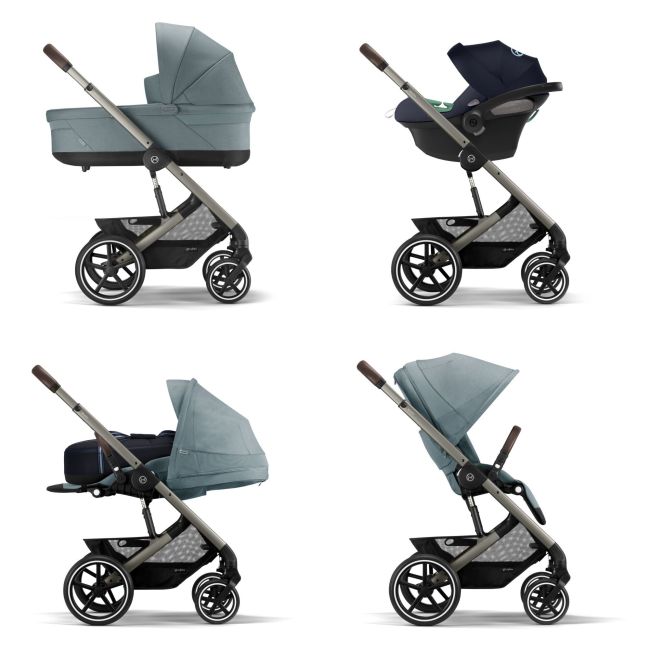 Carrinho de Passeio Cybex Balios S Lux Sky Blue