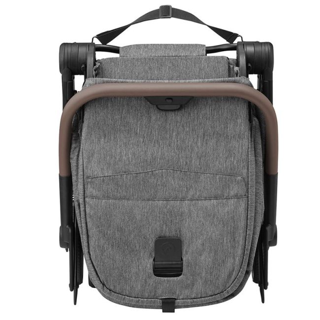 MC LEONA 2 SELECT GREY (BLACK FRAME & BROWN LEATHER)