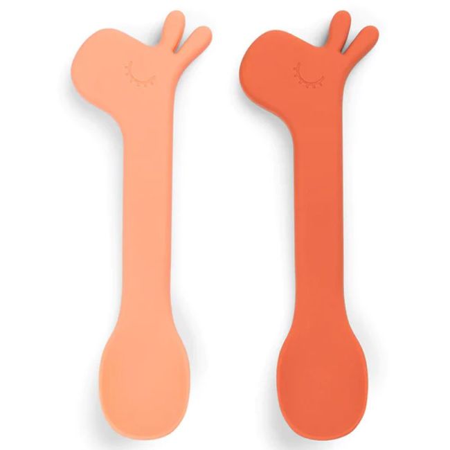 2 COLHERES DE SILICONE-PACK LALEE PAPAYA