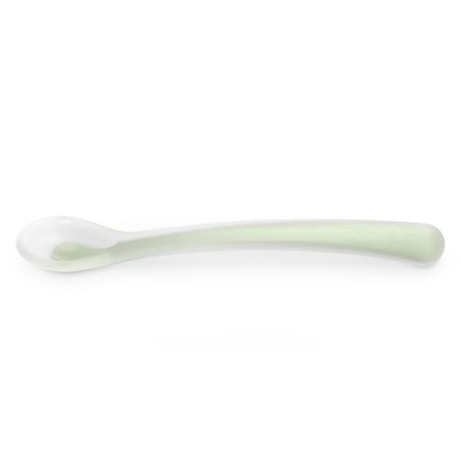 COLHER DE SILICONE VERDE