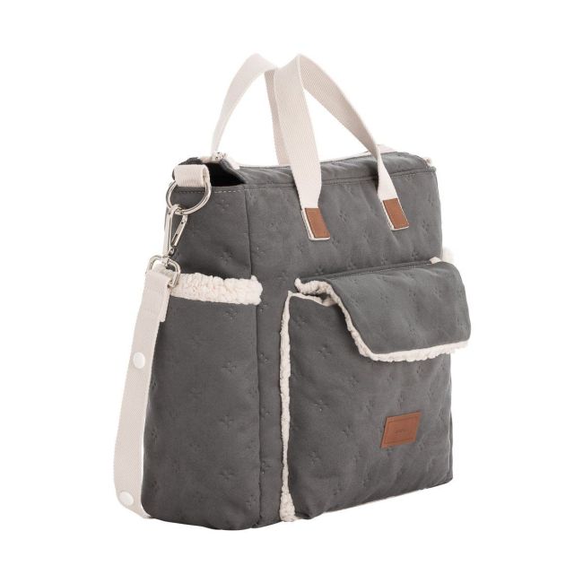 Bolsa Maternal Pack Soft Winter Cinzento 16X43X37 Cm