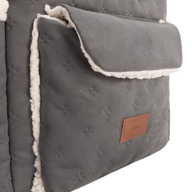 Bolsa Maternal Pack Soft Winter Cinzento 16X43X37 Cm