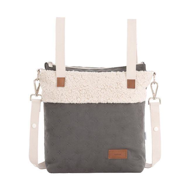 Bolsa Talega Soft Winter Cinza 12X40X35 Cm