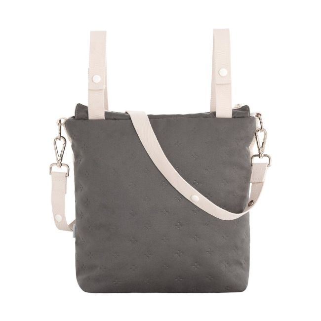 Bolsa Talega Soft Winter Cinza 12X40X35 Cm