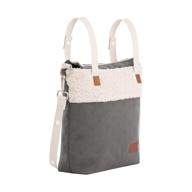 Bolsa Talega Soft Winter Cinza 12X40X35 Cm