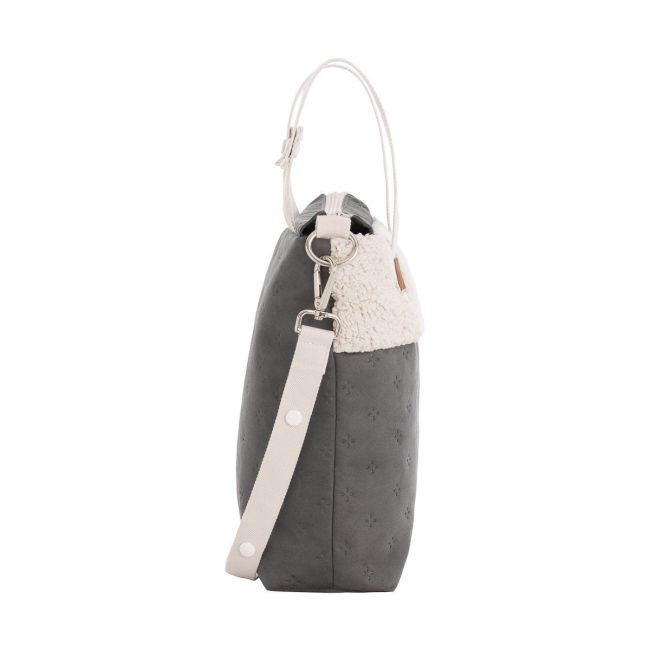 Bolsa Talega Soft Winter Cinza 12X40X35 Cm