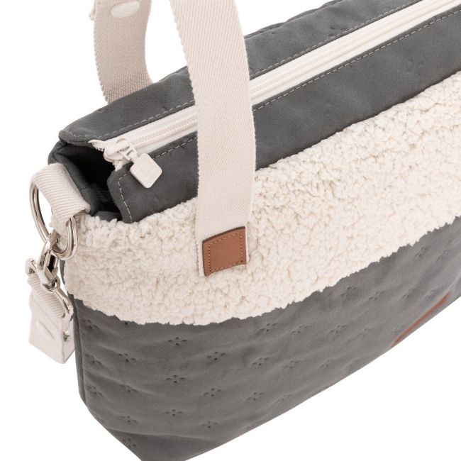 Bolsa Talega Soft Winter Cinza 12X40X35 Cm