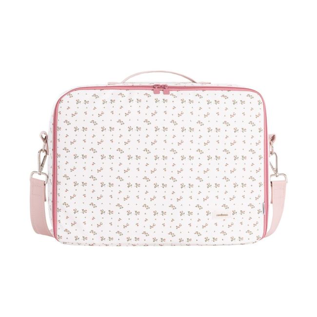 Maleta Clinica Aura Beige/Flores 12X47X36 Cm