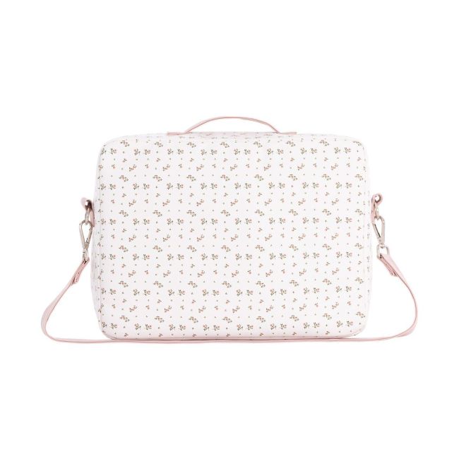 Maleta Clinica Aura Beige/Flores 12X47X36 Cm