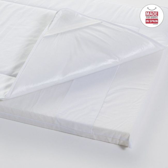 Super Absorvente para Mini Berço 46X82X2 Cm Liso e Branco