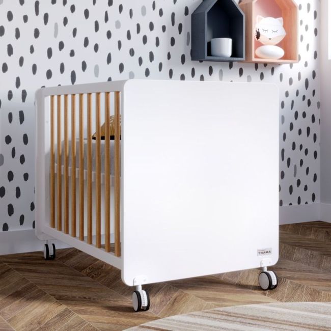 Berço Co-sleeper Nona Branco Mate Tola