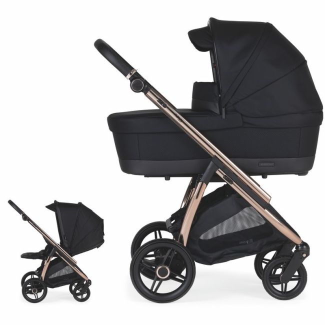 Carrito Bebecar Flowy KO-440 Fumé Rosa/Negro