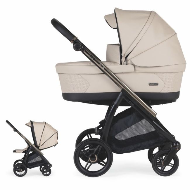 Carrito Bebecar Flowy KP-422 Mixto Fumé/Negro