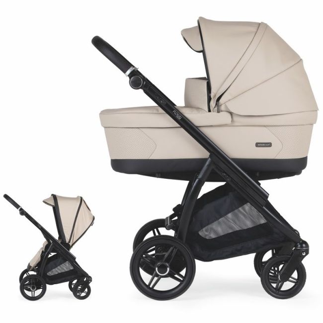 Carrito Bebecar Flowy KP-422 Negro/Negro