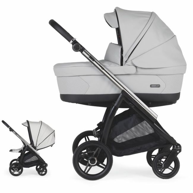 Carrito Bebecar Flowy KP-424 Mixto Cromado/Negro