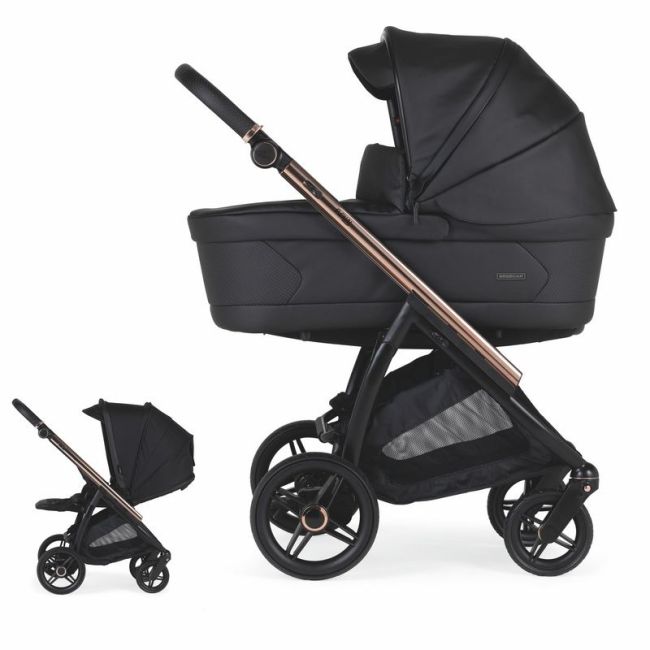 Carrito Bebecar Flowy KP-426 Mixto Fumé Rosa/Negro