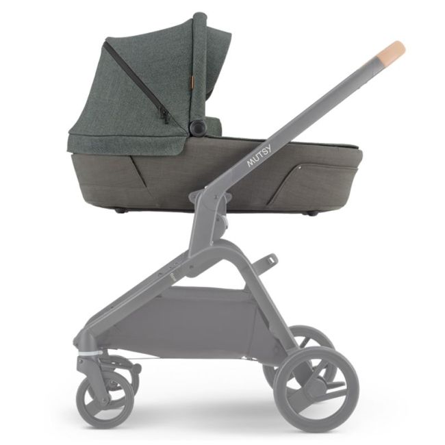 FLOW CARRYCOT URBAN GREEN-COGNAC