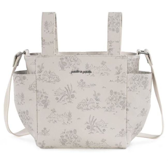 BOLSA CROSSBODY TOALHA DE CREME DE JOUY