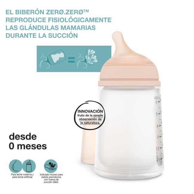 Set Starter Beberão Suavinex Zero Zero 270 ml