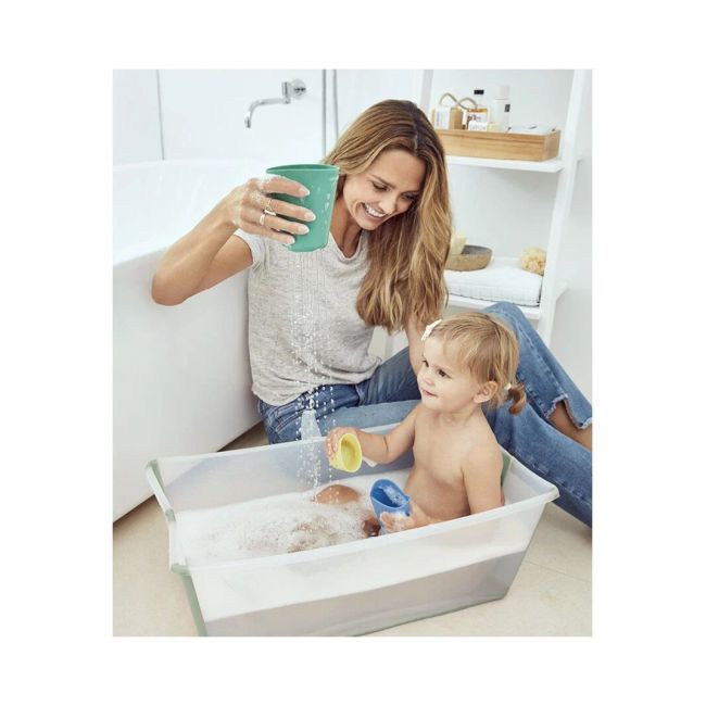 Banheira Dobrável Stokke Flexi Bath XL Verde Transparente