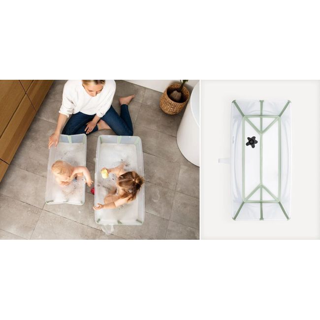 Banheira Dobrável Stokke Flexi Bath XL Verde Transparente