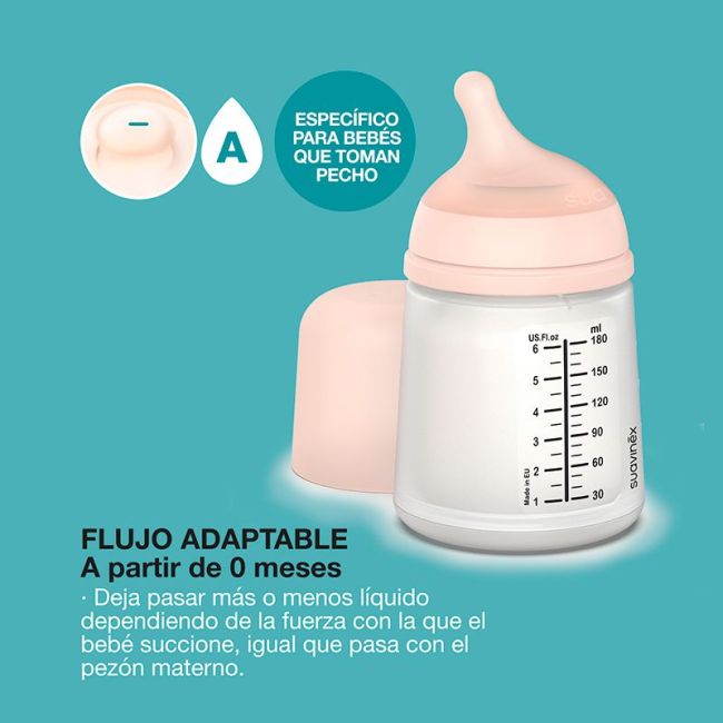 Suavinex Home Conjunto Biberão 180ml + Chupeta Zero Zero