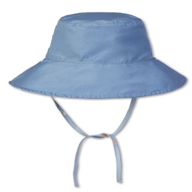 Gorro Con Proteccion Solar 0-6 Meses - Azul